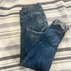 Straight leg jeans
